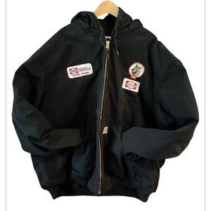 Vintage Carhartt  Men’s Thermal Lined Hooded Work Jacket size 4XL